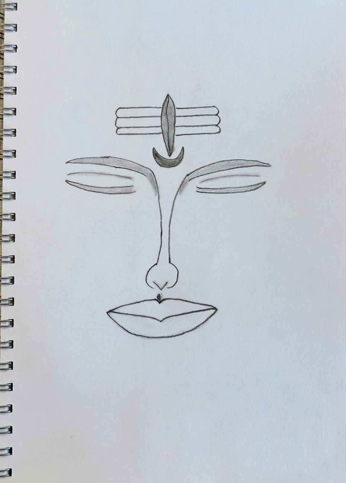 Lord Shiva Pencil Graphite Sketch Art On Paper Drawing | lupon.gov.ph